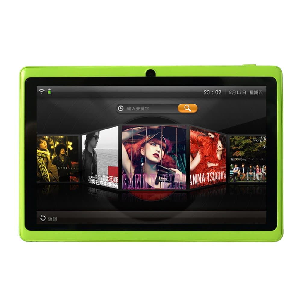 2020 New - YUNTAB 7 inch Android 8.0 Tablet, 1.5 Ghz Quad Core CPU, with WiFi, 1GB RAM, 16GB ROM, 1024x600 HD Touch Screen, Pre-Loaded Google Play Store & Games, Dual Camera(Green)