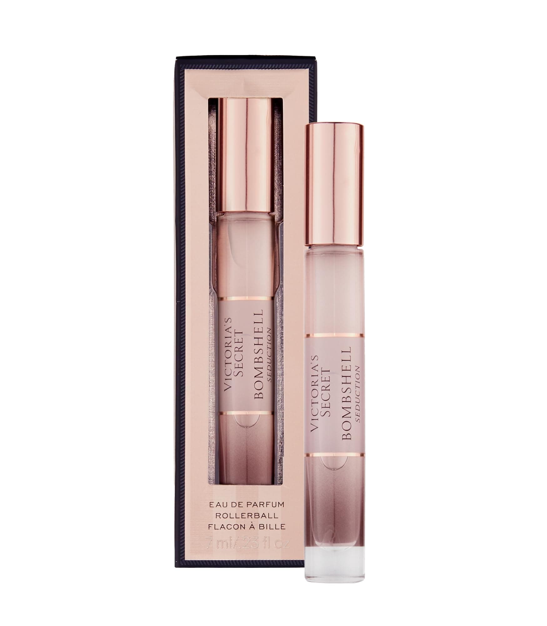 Victoria's Secret Bombshell Seduction Eau de Parfum Rollerball, Notes of White Peony, Sage & Velvet Musk Travel Size Mini Perfumes for Women (0.23 oz)