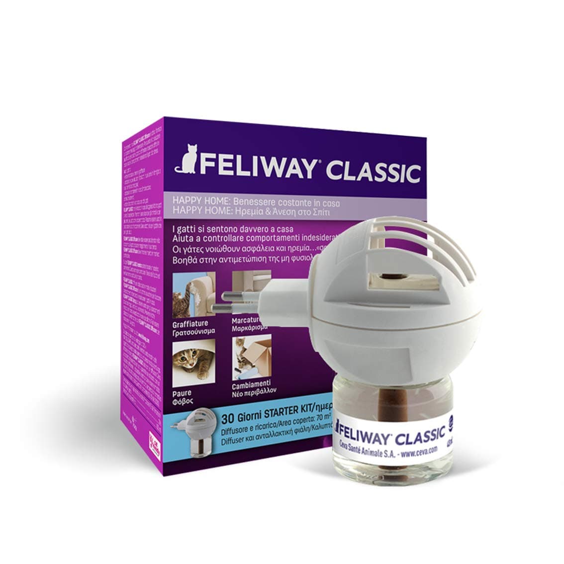 Ceva VTM44 Feliway Diffuser 1 Month - 48 ml