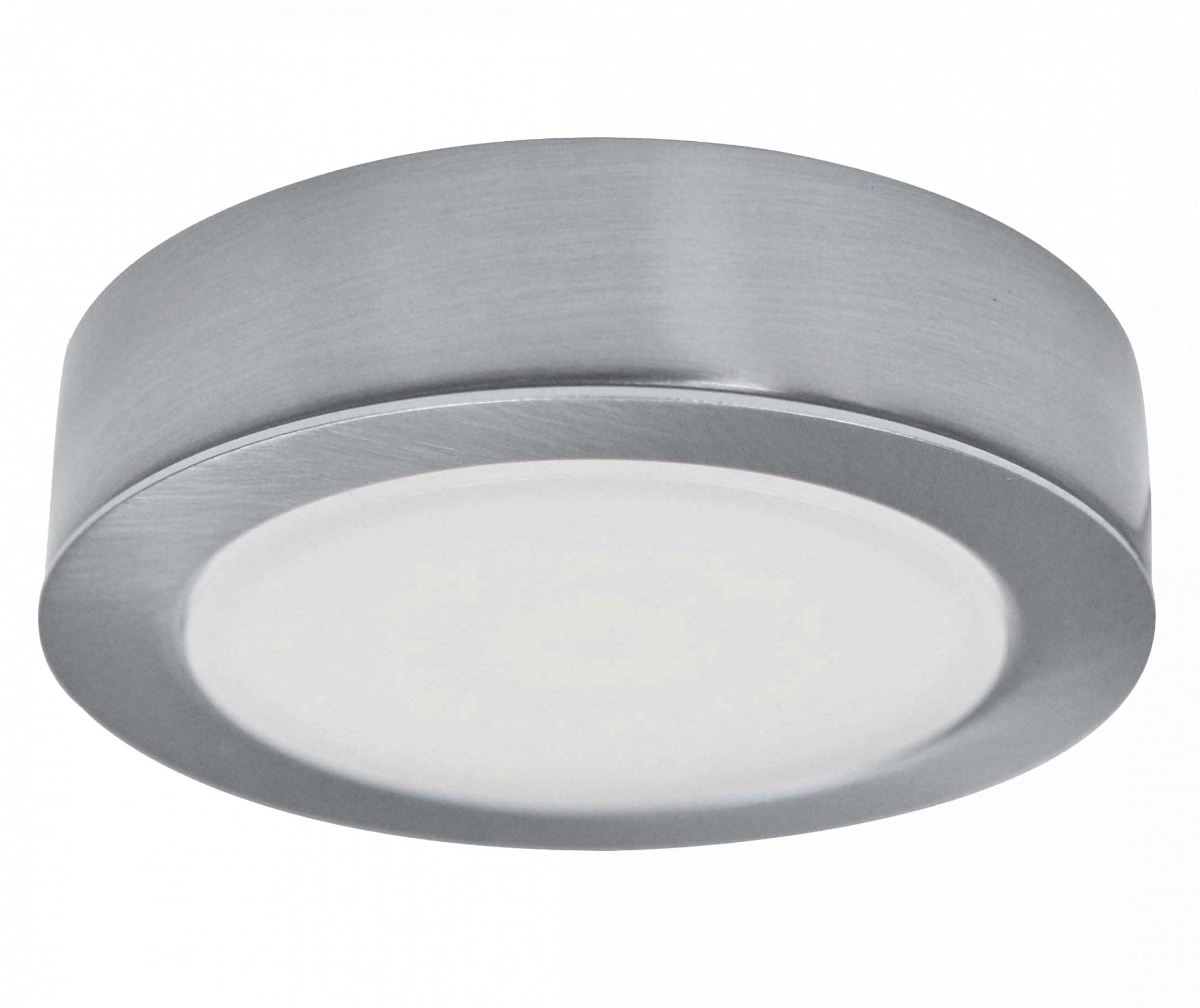 Leyton Lighting DLMSM-SS-6K Trydan 240v LED Surface Light, Stainless Steel, Daylight White