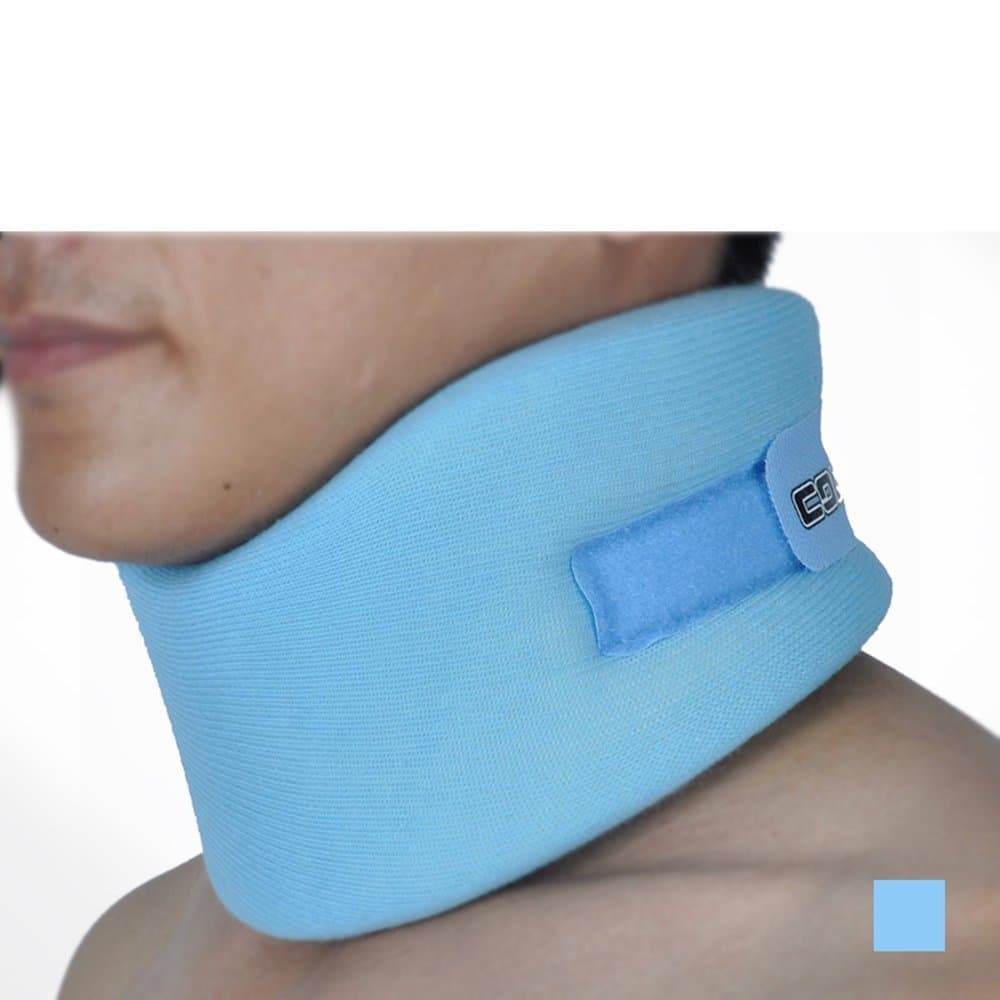 RFZA Nine MAX Nine MAX Foam Cervical Pillows Collar Neck Support Brace (S, Blue)