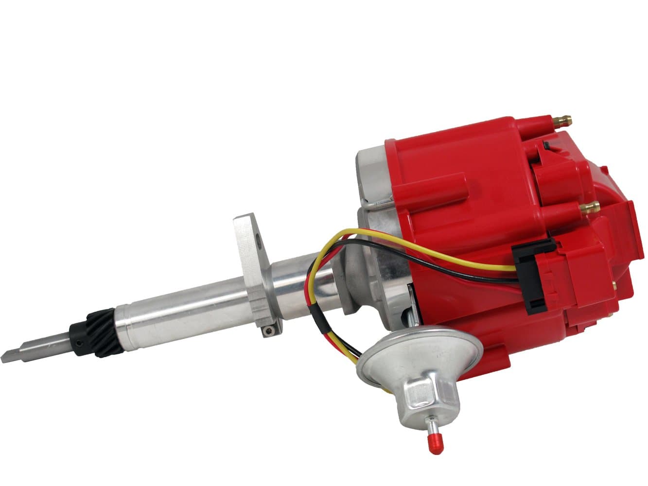 TSP - Inline 6 HEI Distributor with Red Cap compatible with Chevy 1962 & Earlier (194-261) and Toyota Land Cruiser 1968-1987 (3.8 L-4.2) - JM6516R