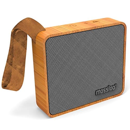 Bluetooth 4.2 Speaker Wooden, Portable Touch Control Wireless Speakers with HD Audio and Enhanced Bass for Travel, Home, Beach, Kitchen, Outdoors