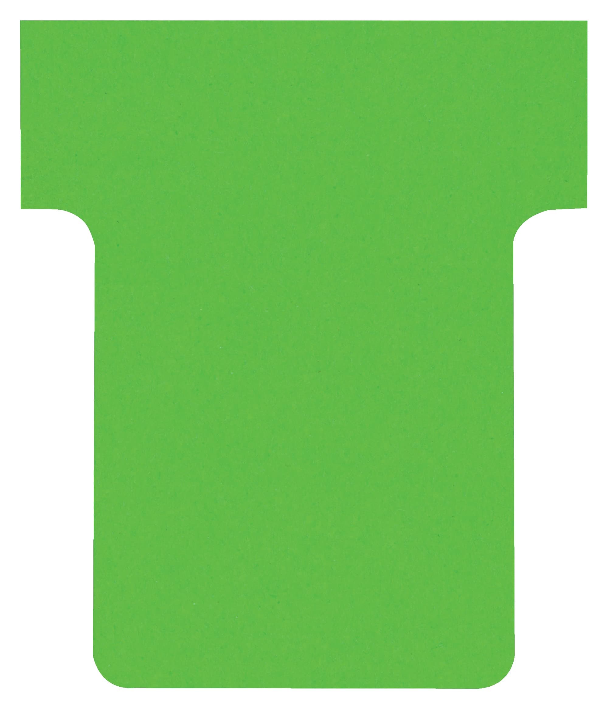 Card Board Accessory T-Cards, Size 1.5, Pack of 100 Green