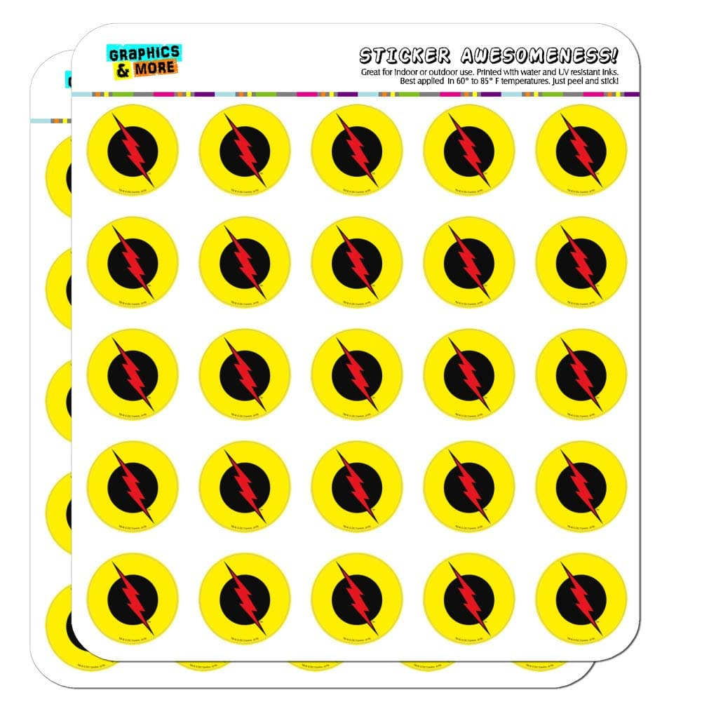 The Flash Reverse Flash Logo Planner Calendar Scrapbooking Crafting Stickers