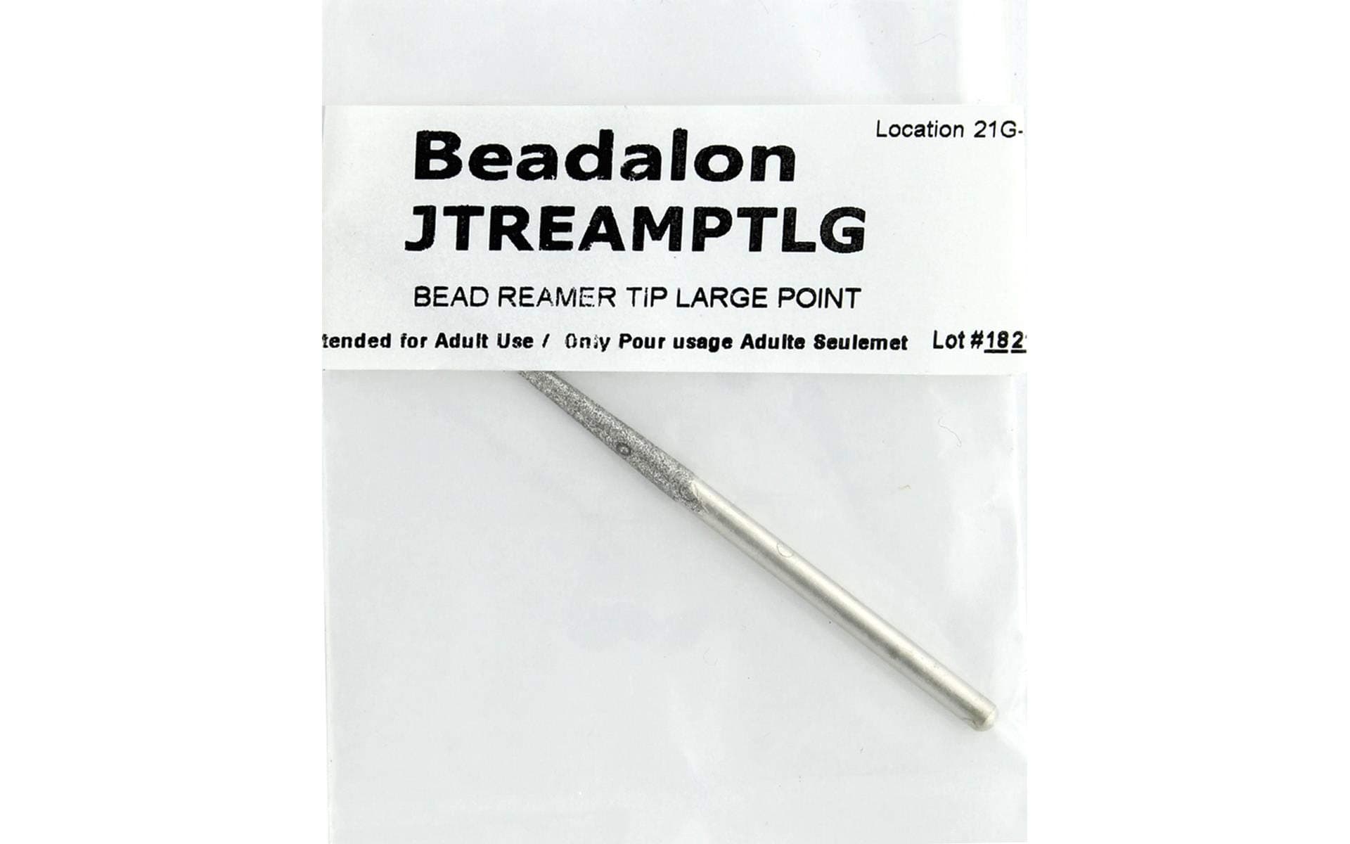 Bead Reamer Tip Large Point Metal Qty 1