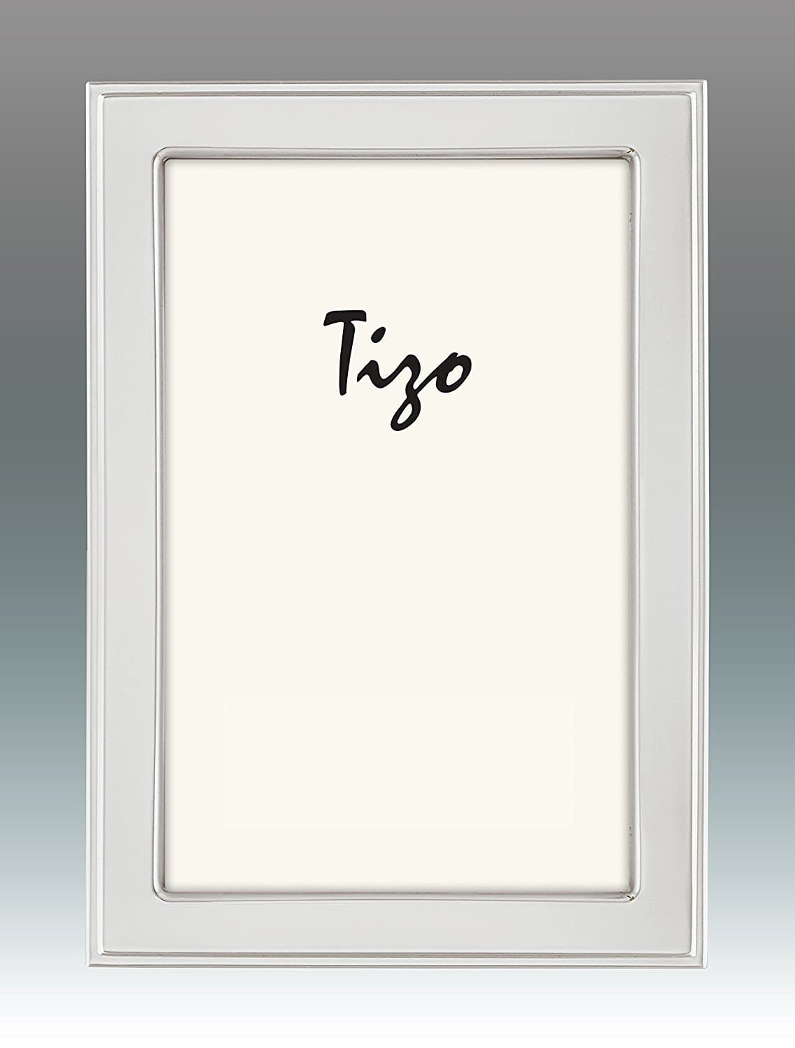 Tizo 5" X 7" Sterling Silver Plated Frame, Made in Italy