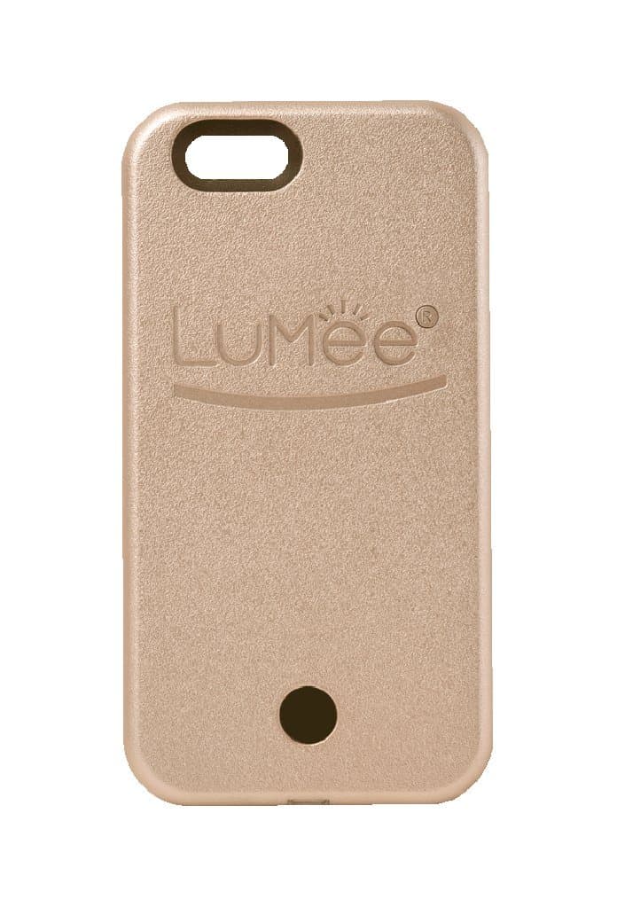 LuMee Original Phone Case, Rose Gold | LED Lighting, Variable Dimmer | Shock Absorption, Bumper Case, Selfie Phone Case | iPhone 5 / iPhone 5s / iPhone 5SE