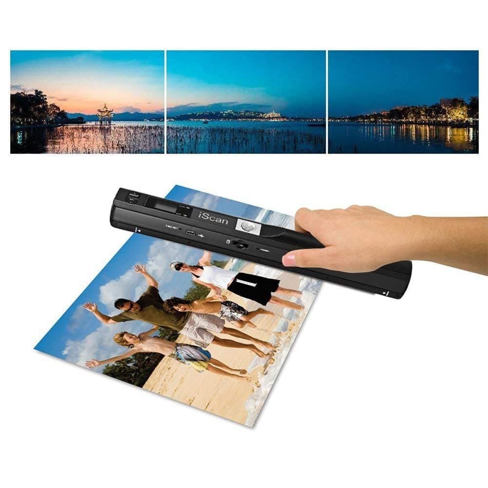 - Portable Scanner iSCAN 900 DPI A4 Document Scanner Handheld for Business, Photo, Picture, Receipts, Books, JPG/PDF Format Selection, Micro SD Card Hand Scanner