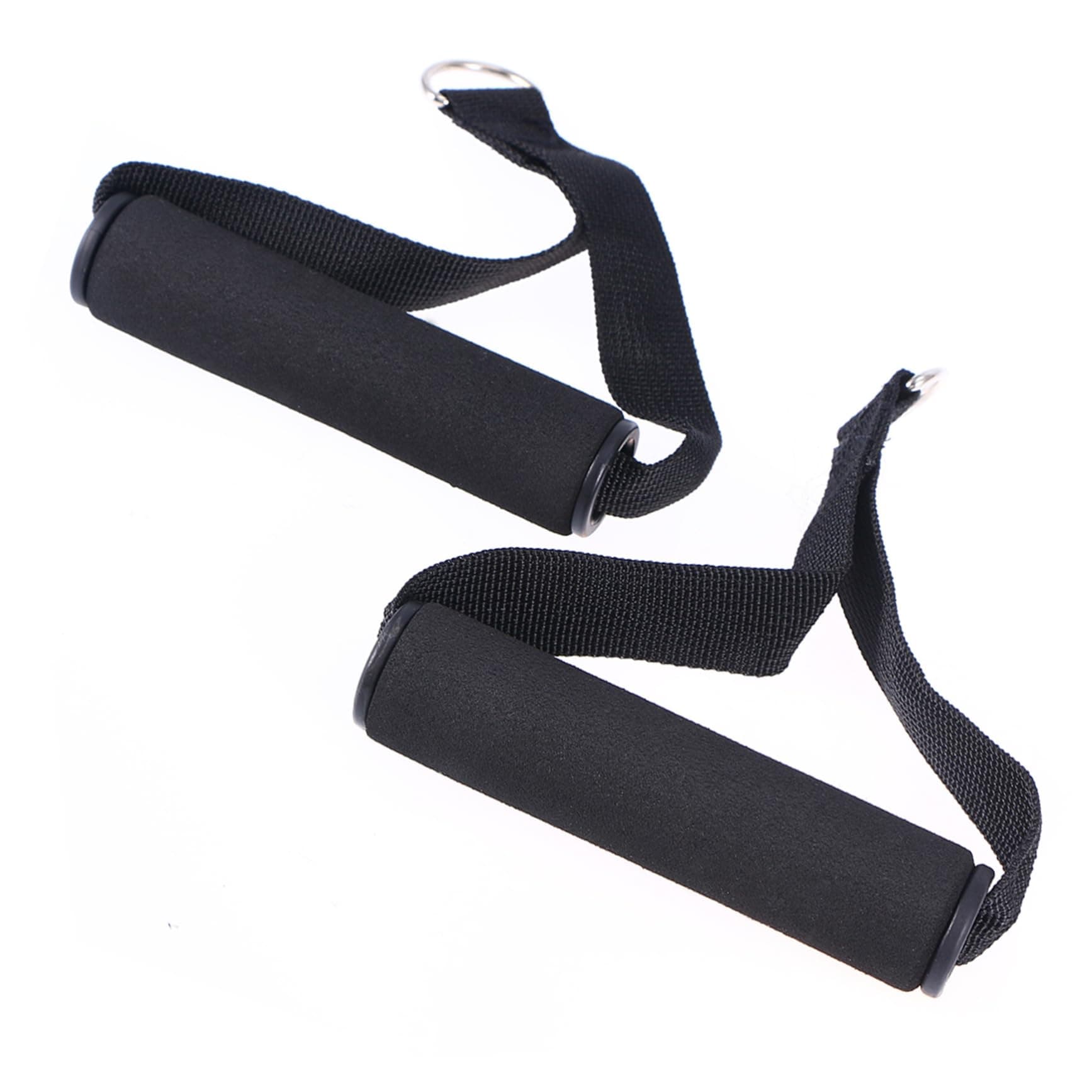CLISPEED 2pcs Pair exercise handles sport accessories elastic exercise bands fitness bands handles Workout Band Handle gym handles for cables resistance band workout hammock Triceps