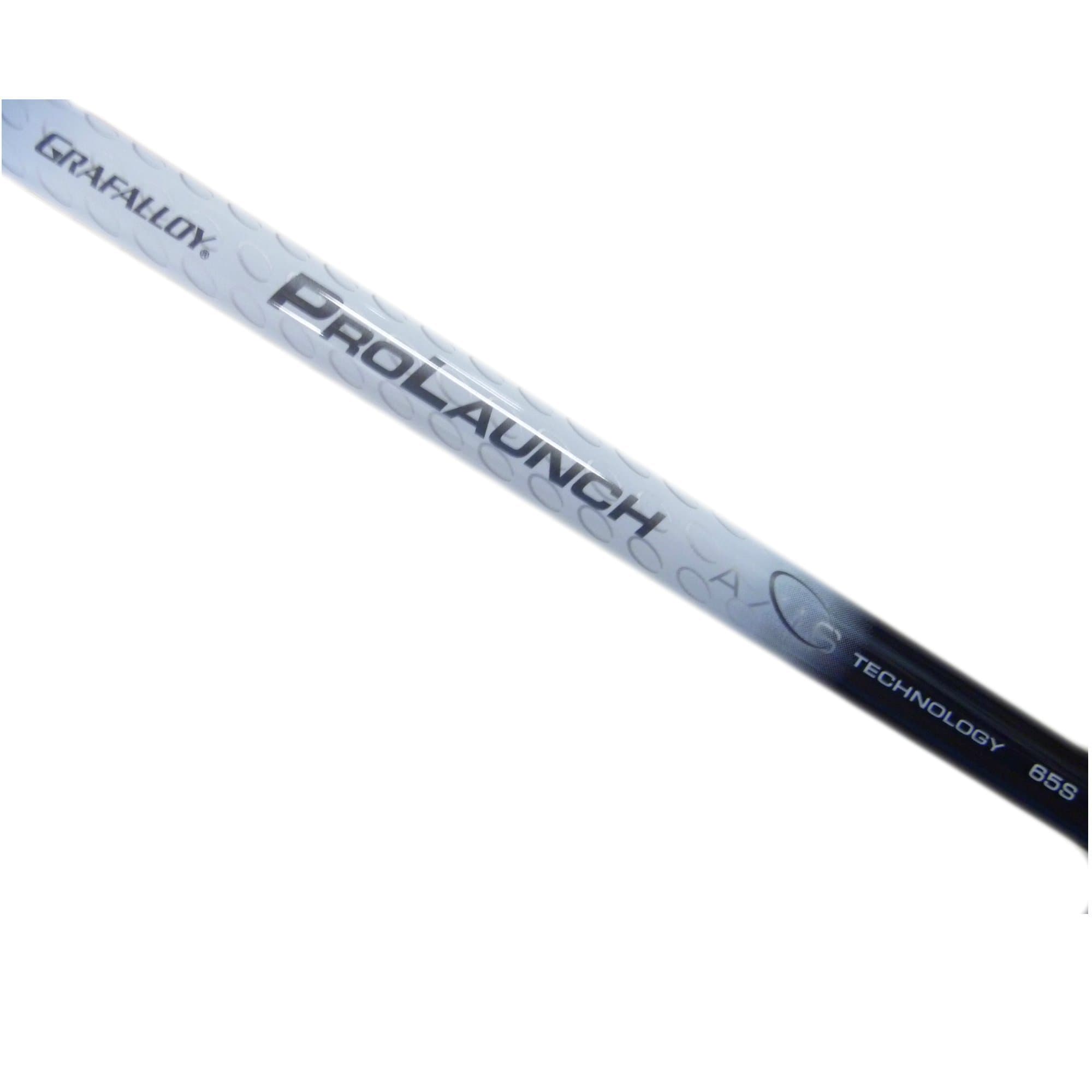 Grafalloy Prolaunch Axis White Stiff Flex Driver Shaft with Taylormade M1 M2 Adapter and Grip Ltd. Edition