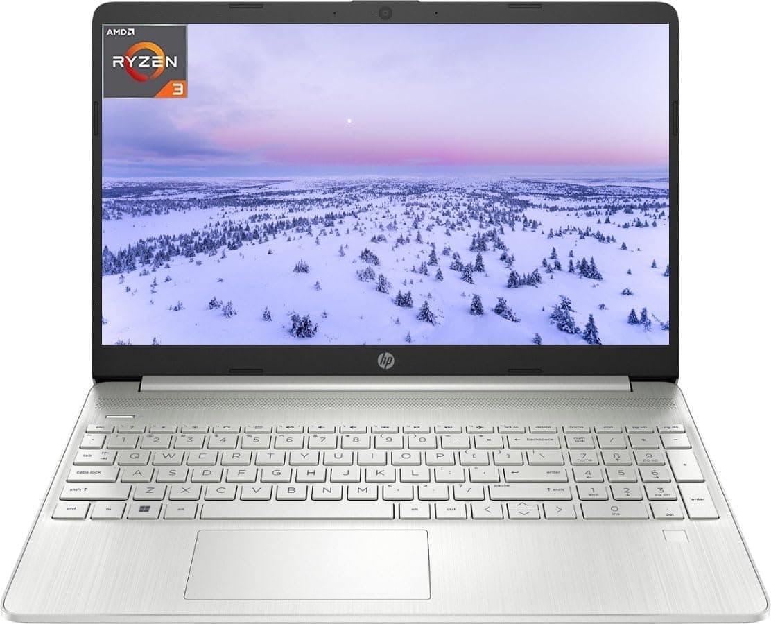 HP 2023 Laptop, 15.6" Touchscreen Display, Intel Core i3-1115G4 Processor(Beat i5-1035G4), 8GB RAM, 256GB SSD, WiFi, Bluetooth, Numeric Keypad, Windows 11 Home in S Mode, Silver