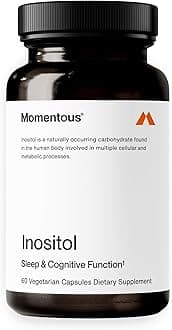 Inositol Supplement - Myo-Inositol for Mood Balance, Cognitive Function, & Rest Quality Support - Vegan - GMO- & Gluten-Free - NSF Certified for Sport - 60 Servings