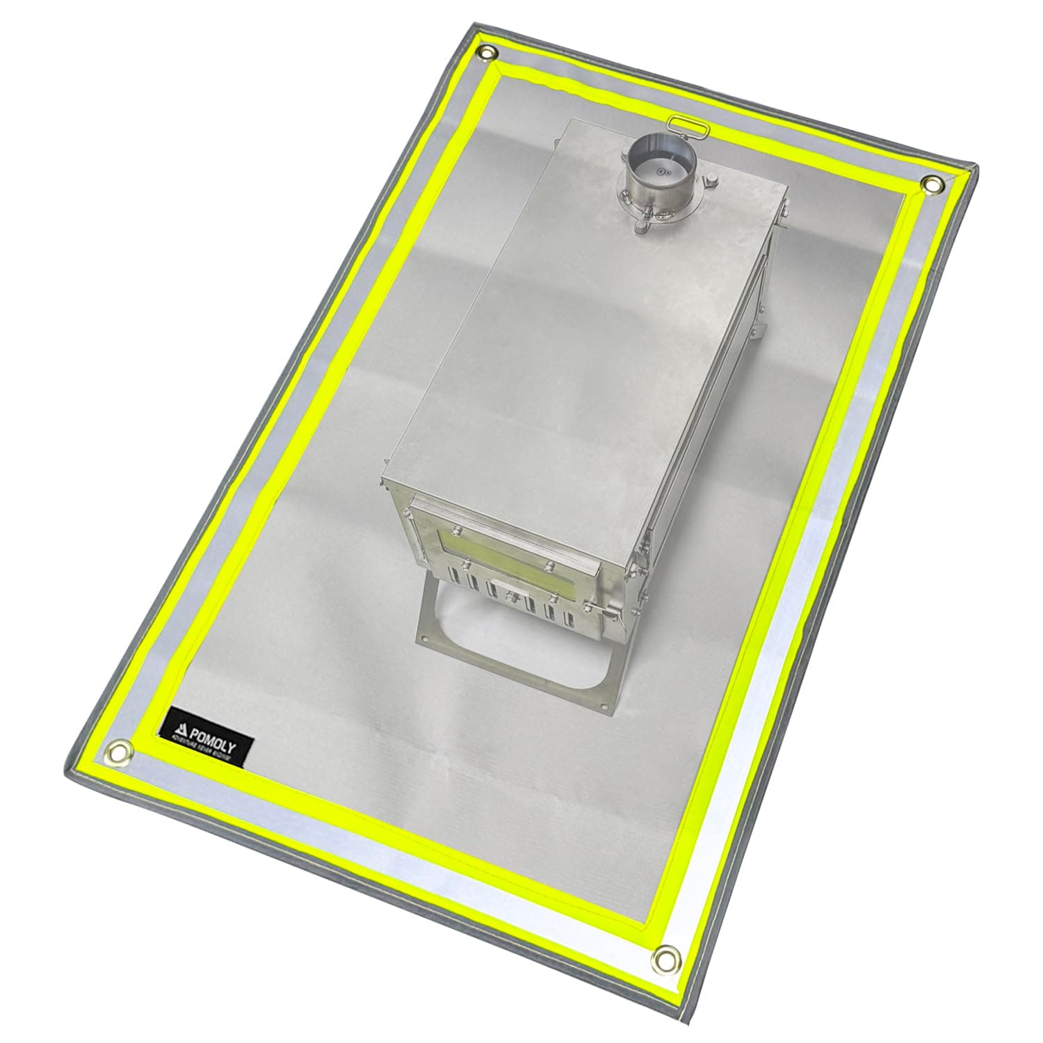 Fire Pit Mat,Fireproof Mat Visible at Night-Great for Deck Fire Pit Base,Patio Fire Pit Pad for Outdoor Wood Burning, Wood Floor, Grass, Campsite, Lawn(31.5'' X20'')