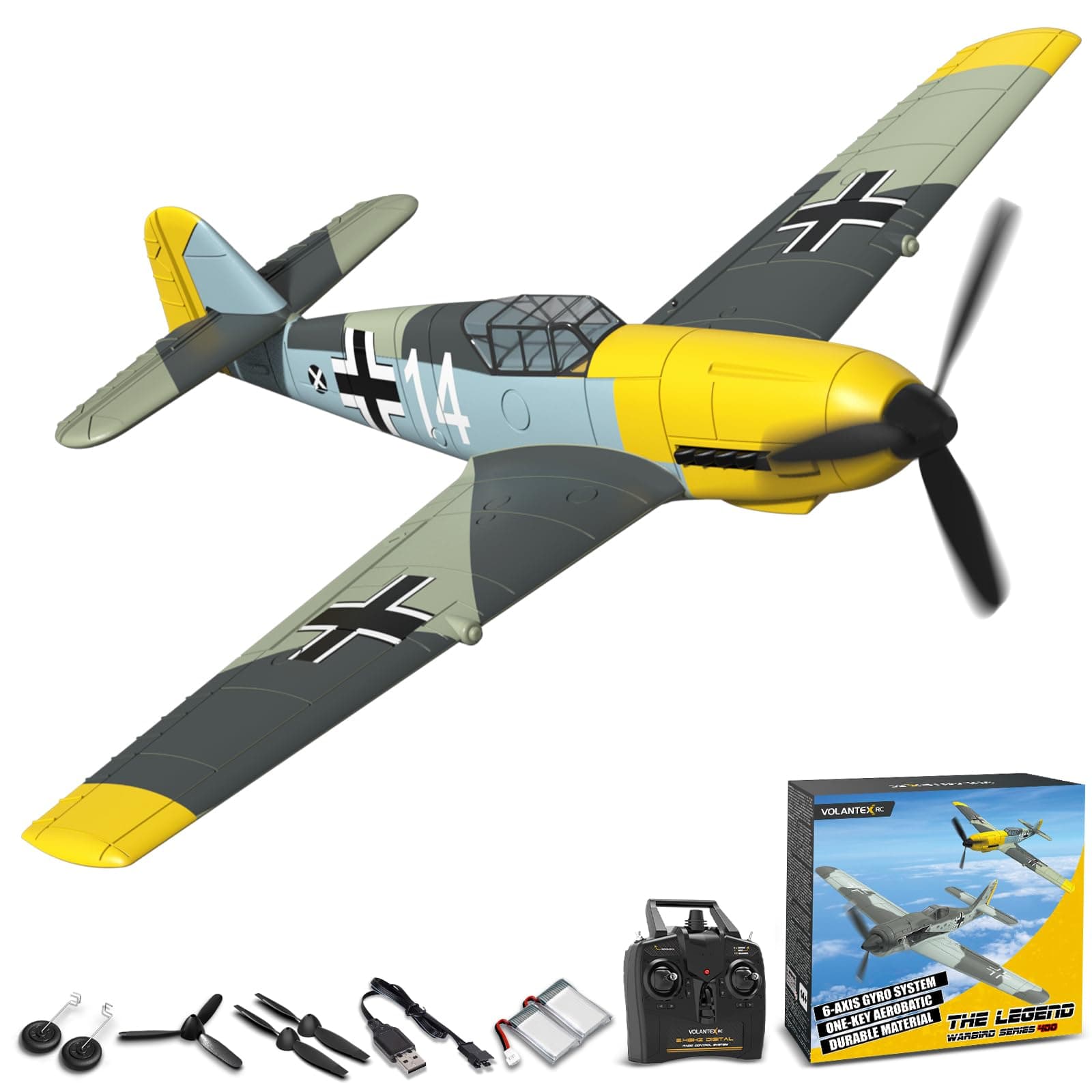 VOLANTEXRC RC Plane 4CH, BF-109