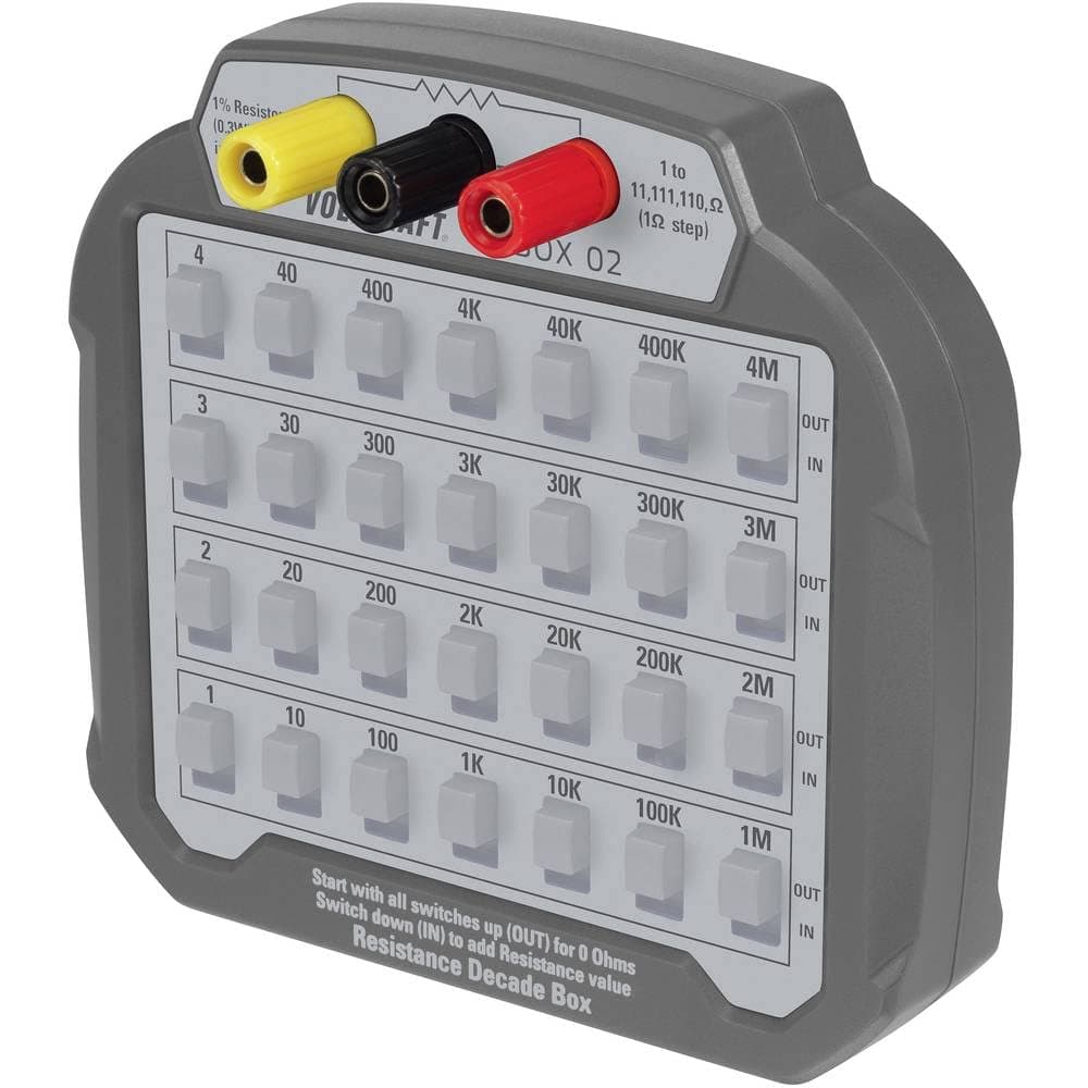 VOLTCRAFT R-Box 02 Measuring Decade Resistance 1%