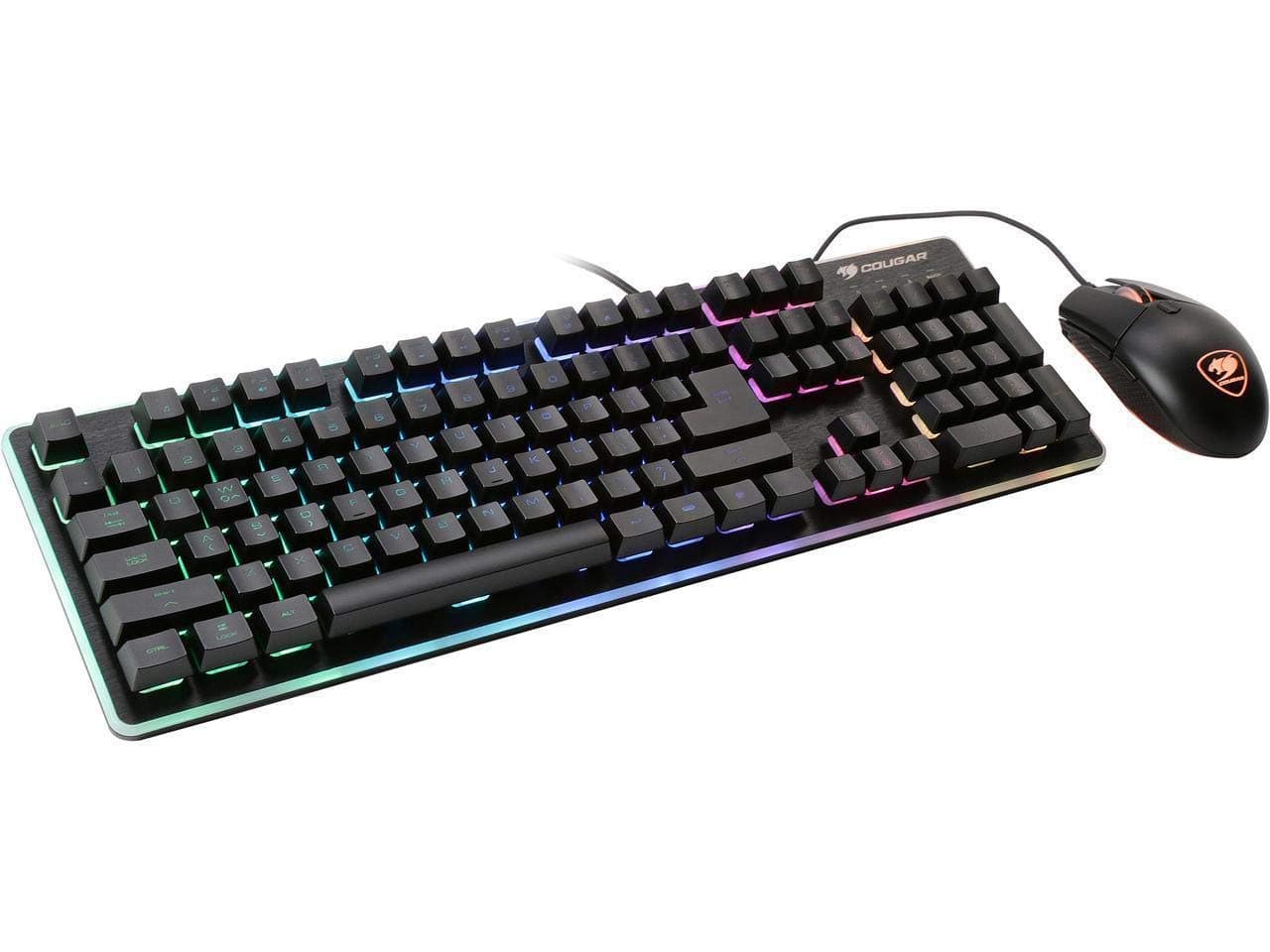 COUGAR Deathfire EX Gaming Keyboard and Mouse Combination - Multicolor Lighting Effects (EKM832BKCA)