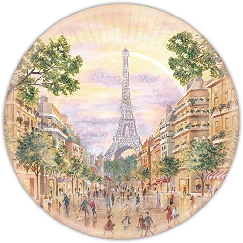 Punch Studio Paris Promenade Paper Plates, Large