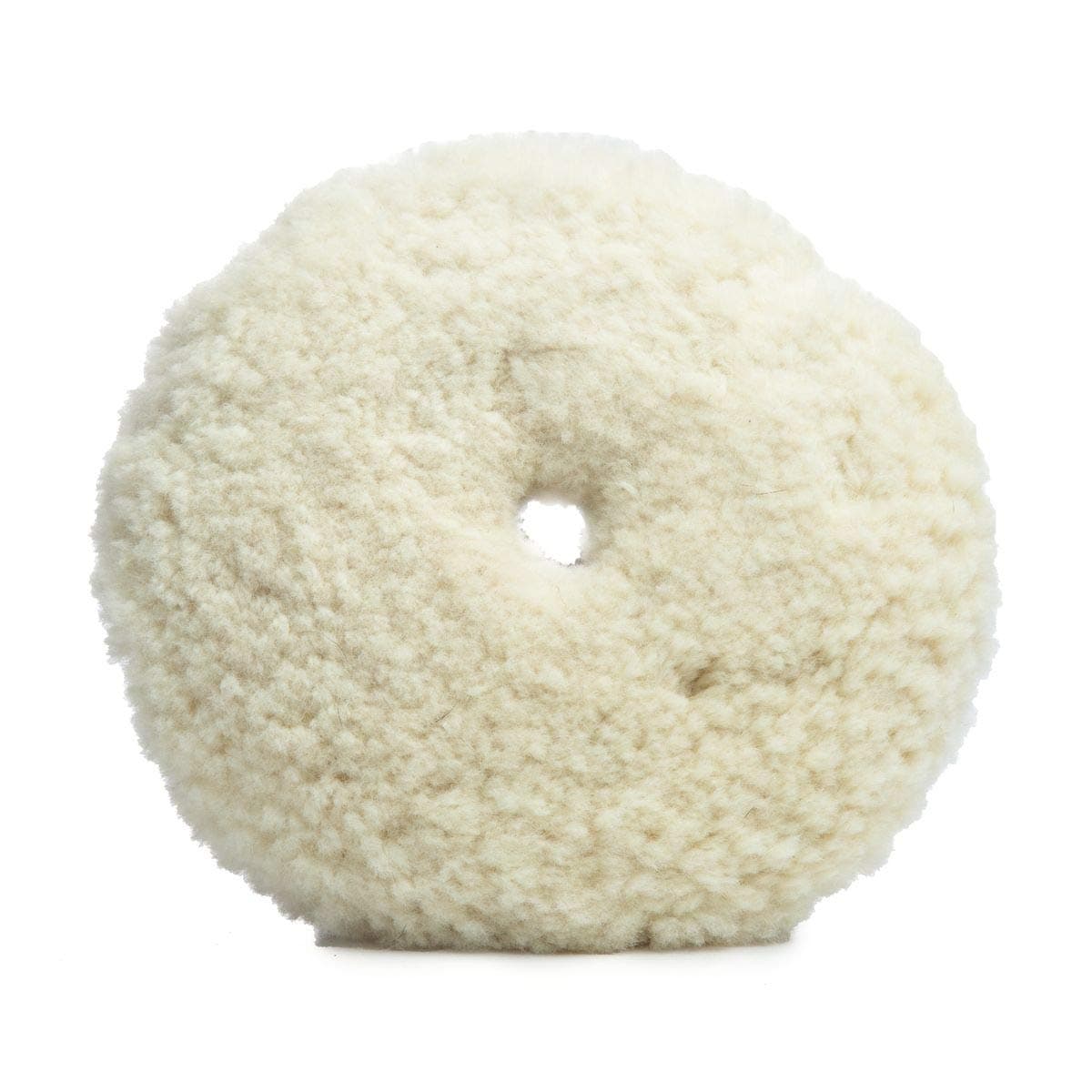 Standard Duty Wool Buffing Pad (1 Pack), Premium Curved Edge 7.5" Wool Pad for Compounding. Fits 7" Backing Plate.