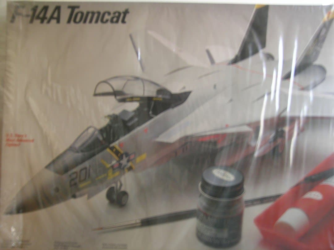 Testors/Fujimi Models-1/48 Scale"F-14A Tomcat"-Plastic Model Kit