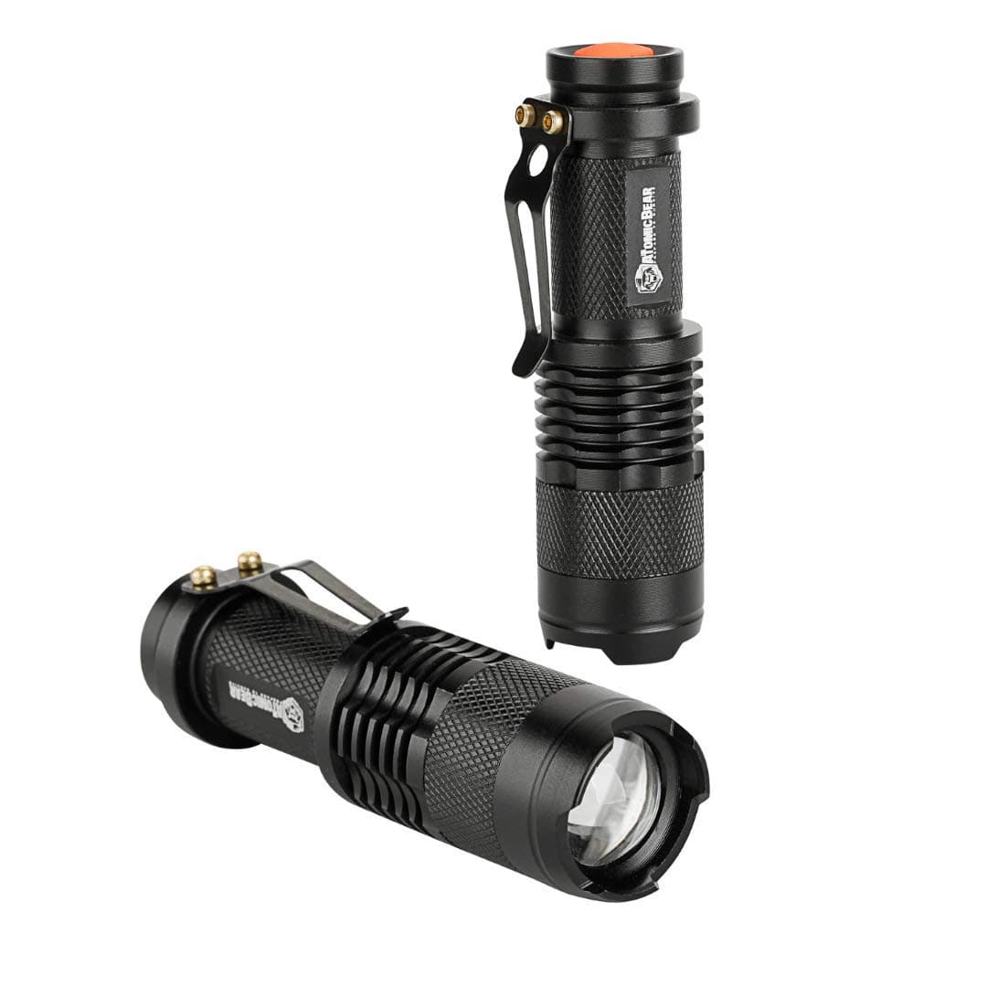 Tactical Flashlight - Small and Powerful Pocket Size LED Flashlight to Dominate The Darkness - Self Defense - Zoomable - Water Resistant Gear