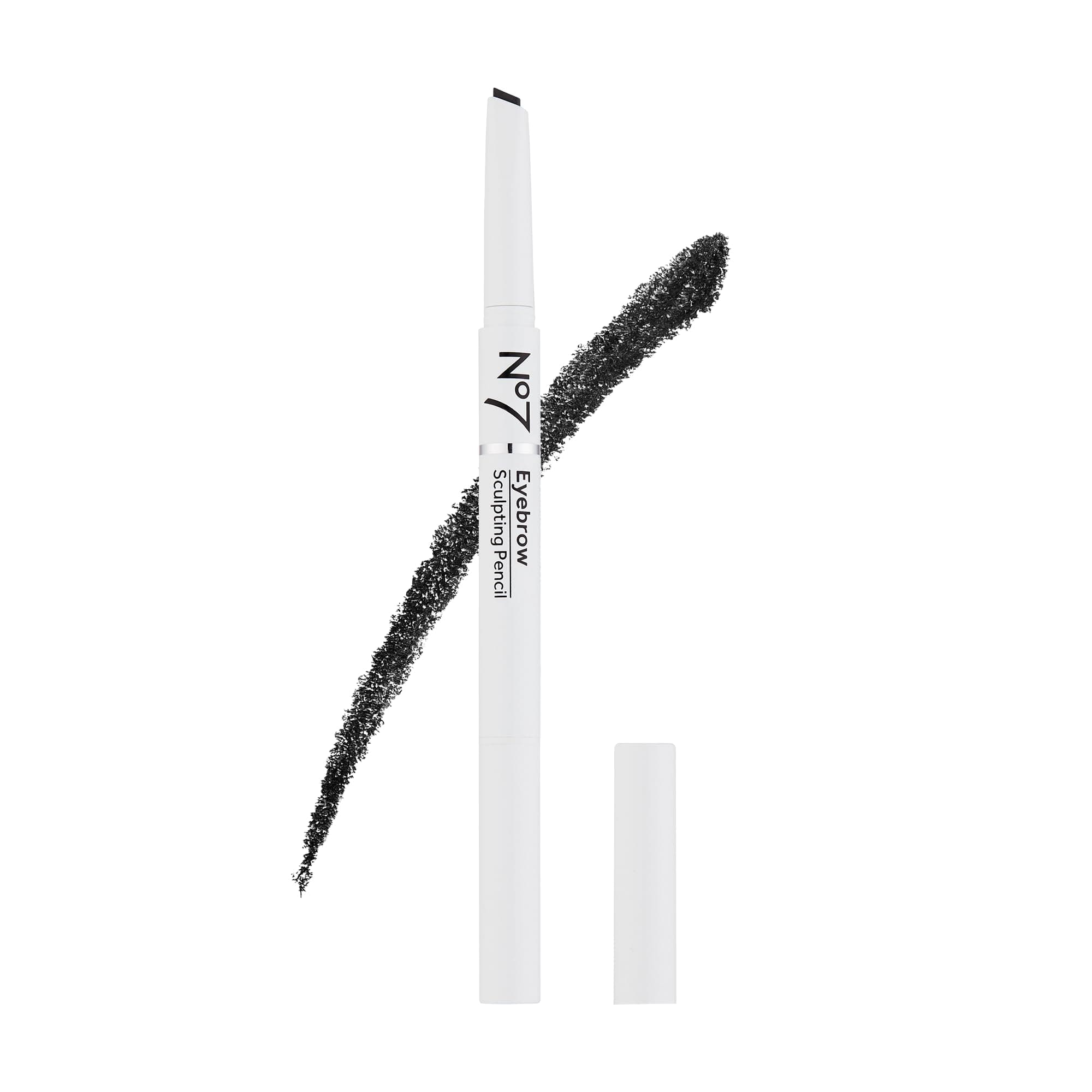 Beautiful Eyebrows Sculpting Pencil - Black - Precision-Tip Eyebrows Pencil with Angled Brush Tip - Sculpting Brow Pencil with Spoolie Brush to Comb & Style Brows - (0.2g)