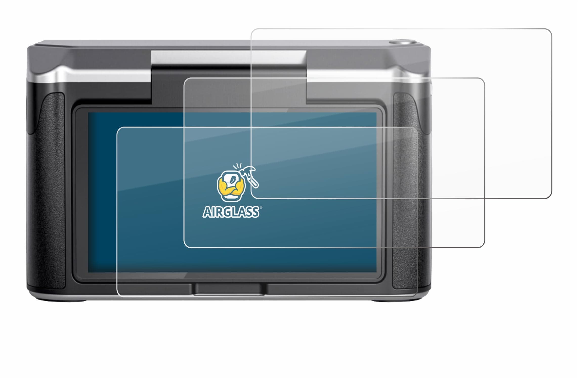 brotectGlass Screen Protector Film compatible with Revopoint Miraco (3 Pack) - Glass-Foil 9H Protection [Scratch Resistant, High Clarity]