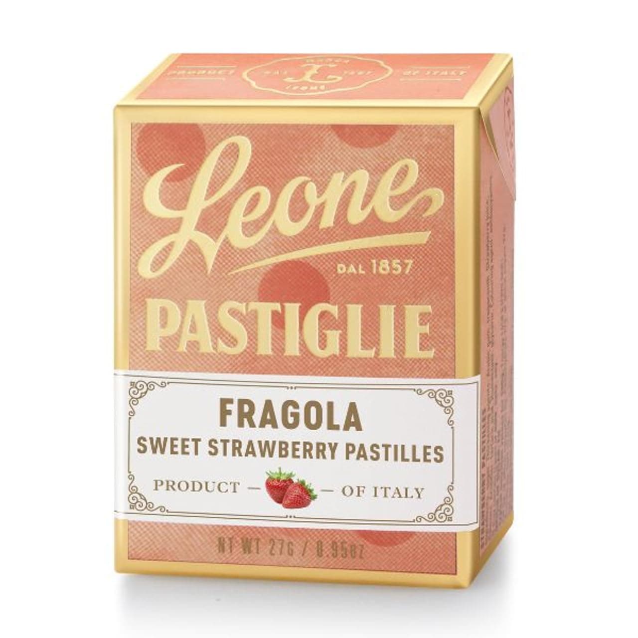 Leone, Strawberry Pastilles, 1 Ounce