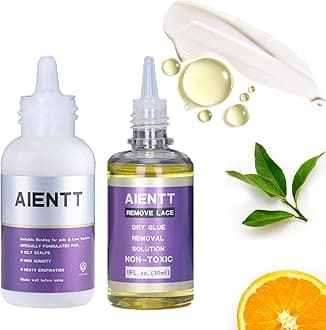 Waterproof Strong Hold Wig Glue Kit | Lace Glue & Remover | Front Lace Wig Adhesive 1.3OZ