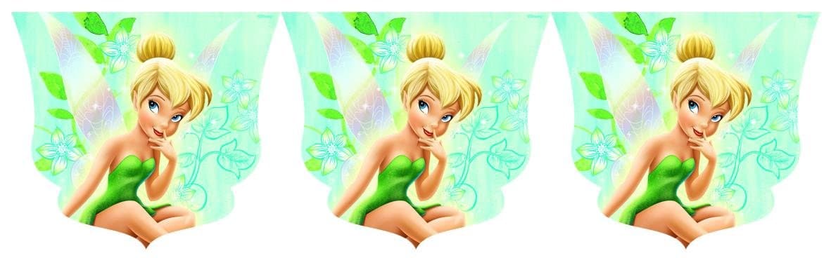 Disney TinkerBell Flowers Flag Banner