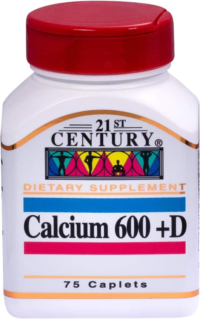21st Century Calcium 600 + D - 75 Tabs