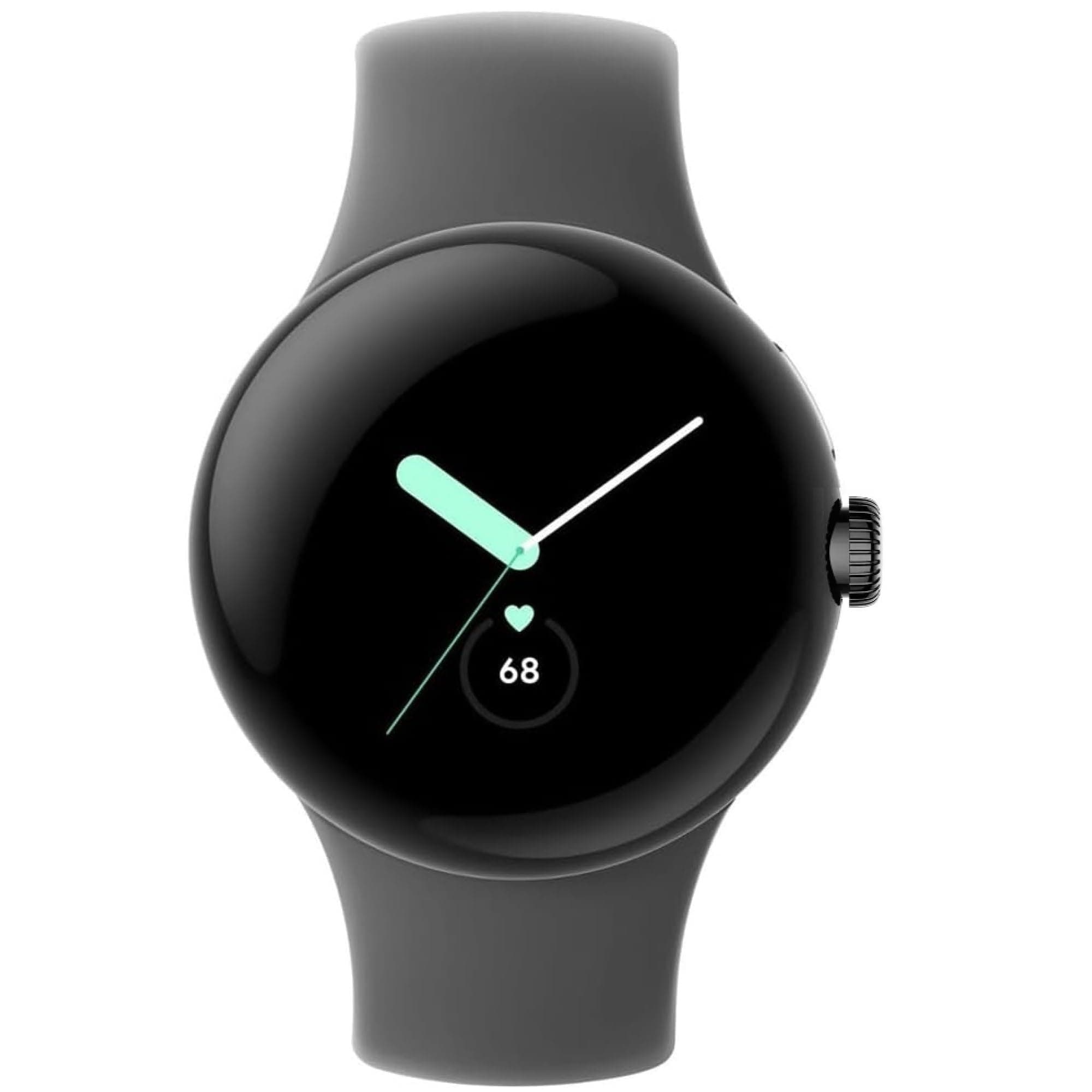 Google Pixel Watch LTE Smartwatch Compatible with Cellular or WiFi Data, GPS, BT and Heart Rate Monitor 41mm, Bulk Packaging (Charcoal)