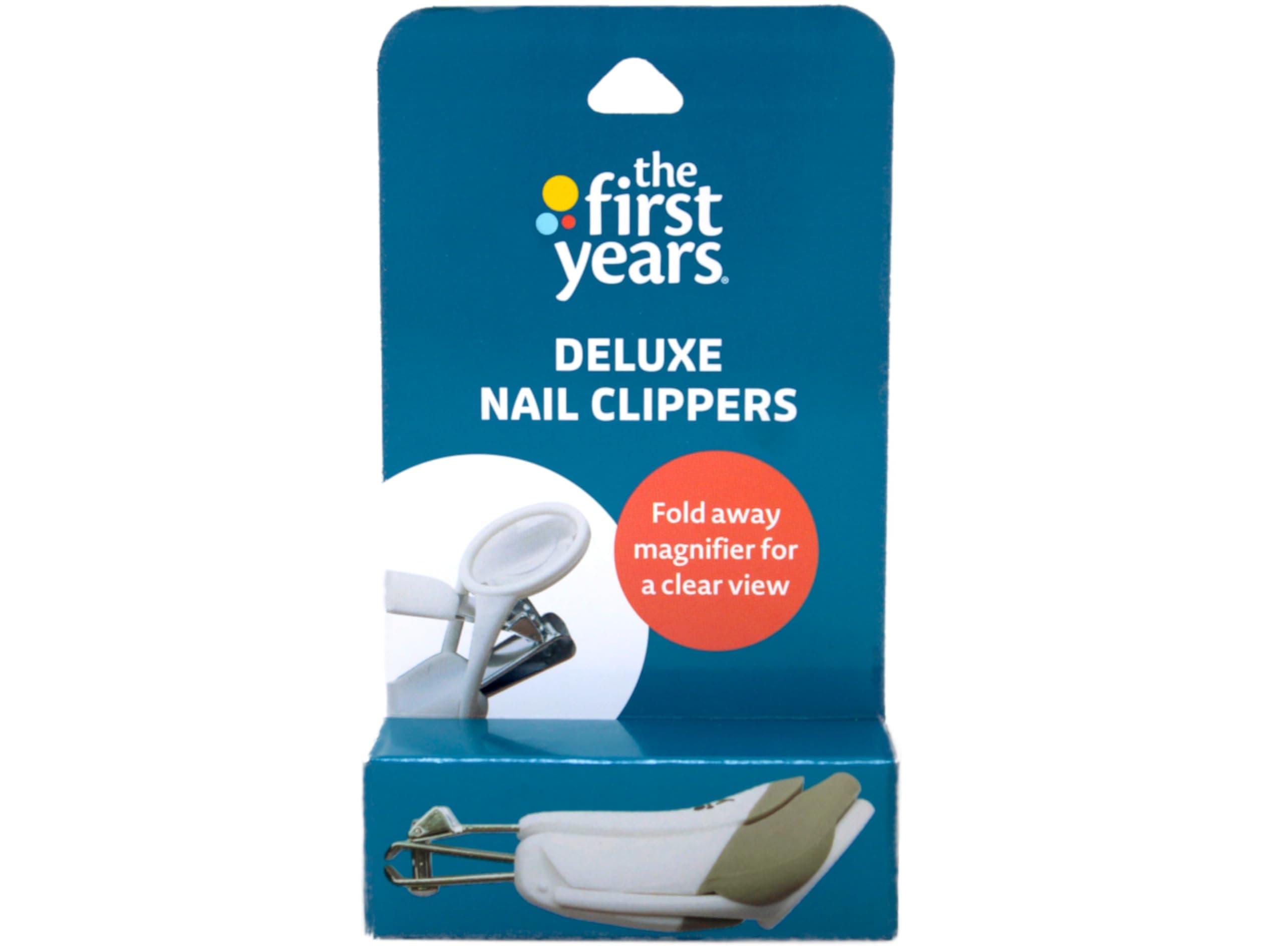 The First Years Nail Clipper with Magnifier (Multicolor)