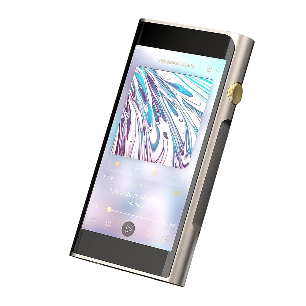 Shanling M6 Pro [21] Portable Wireless Digital Audio Player & USB DAC [Dual ESS Sabre ES9068AS DAC], Hi-Res Audio, DSD256, Balanced Output, Two-Way Bluetooth, 3.5mm/2.5mm/4.4mm - Titanium Gold