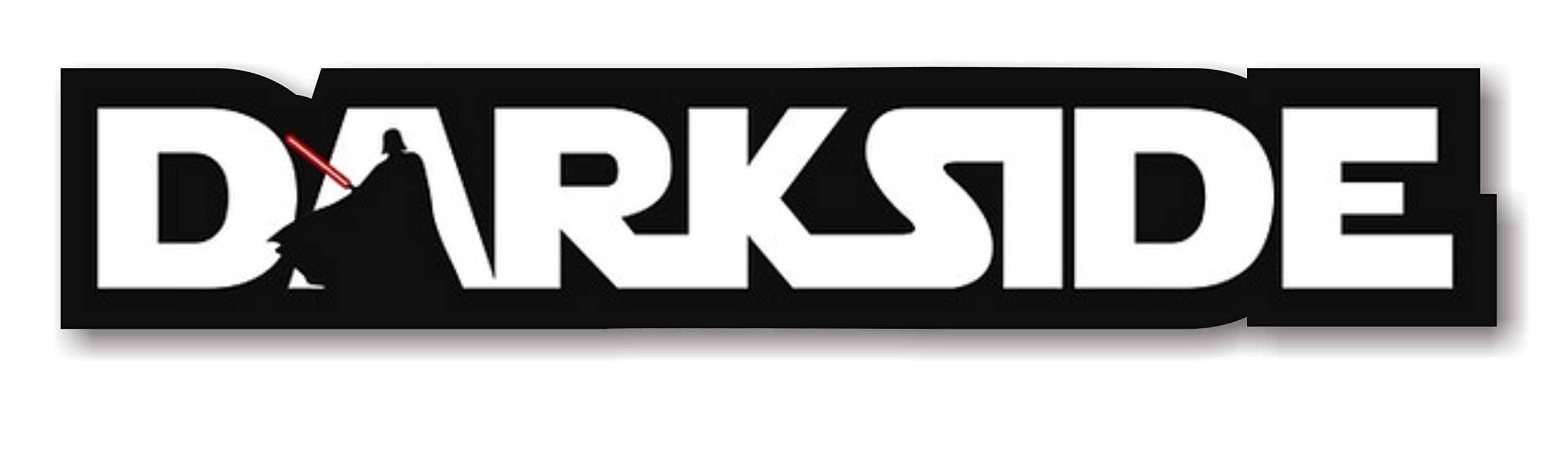 EppoBrand 3x Star Wars Dark Side Darth Vader Vinyl Sticker Car Skate Bike Bumper Window Laptop JDM 6x1 Inch