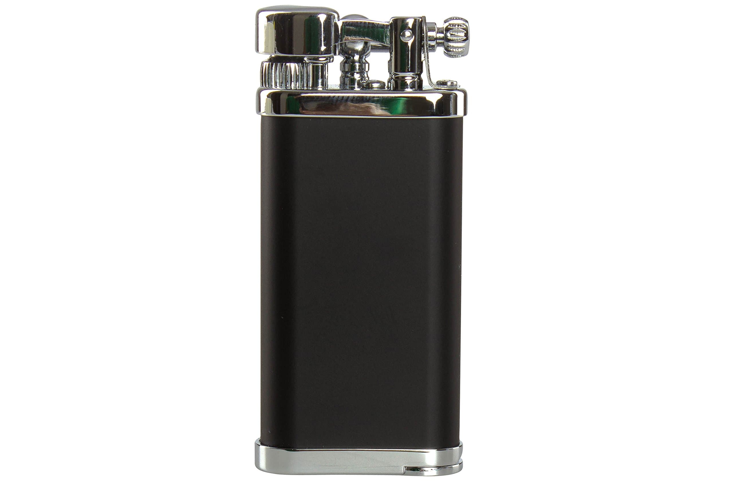 Old Boy Black And Chrome Pipe Lighter