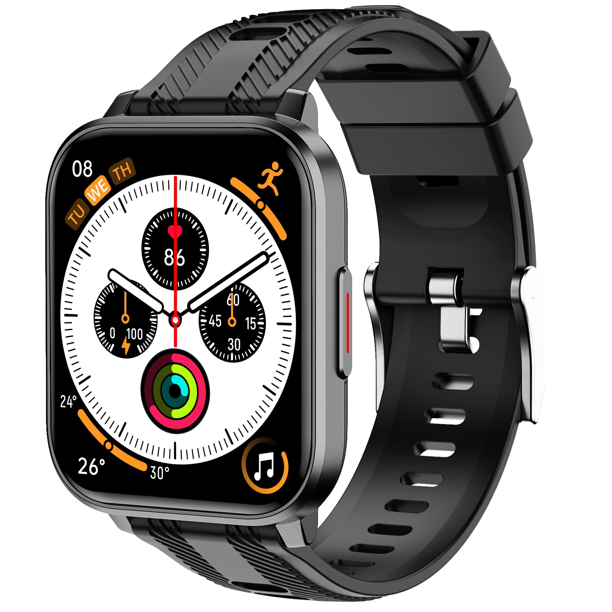 Smart Watch with Ai Functions GPS Tracking for Android Phones and iPhone Compatible Bluetooth Call Message Alert Heart Rate/Sleep/Monitor IP68 Waterproof for Men Women