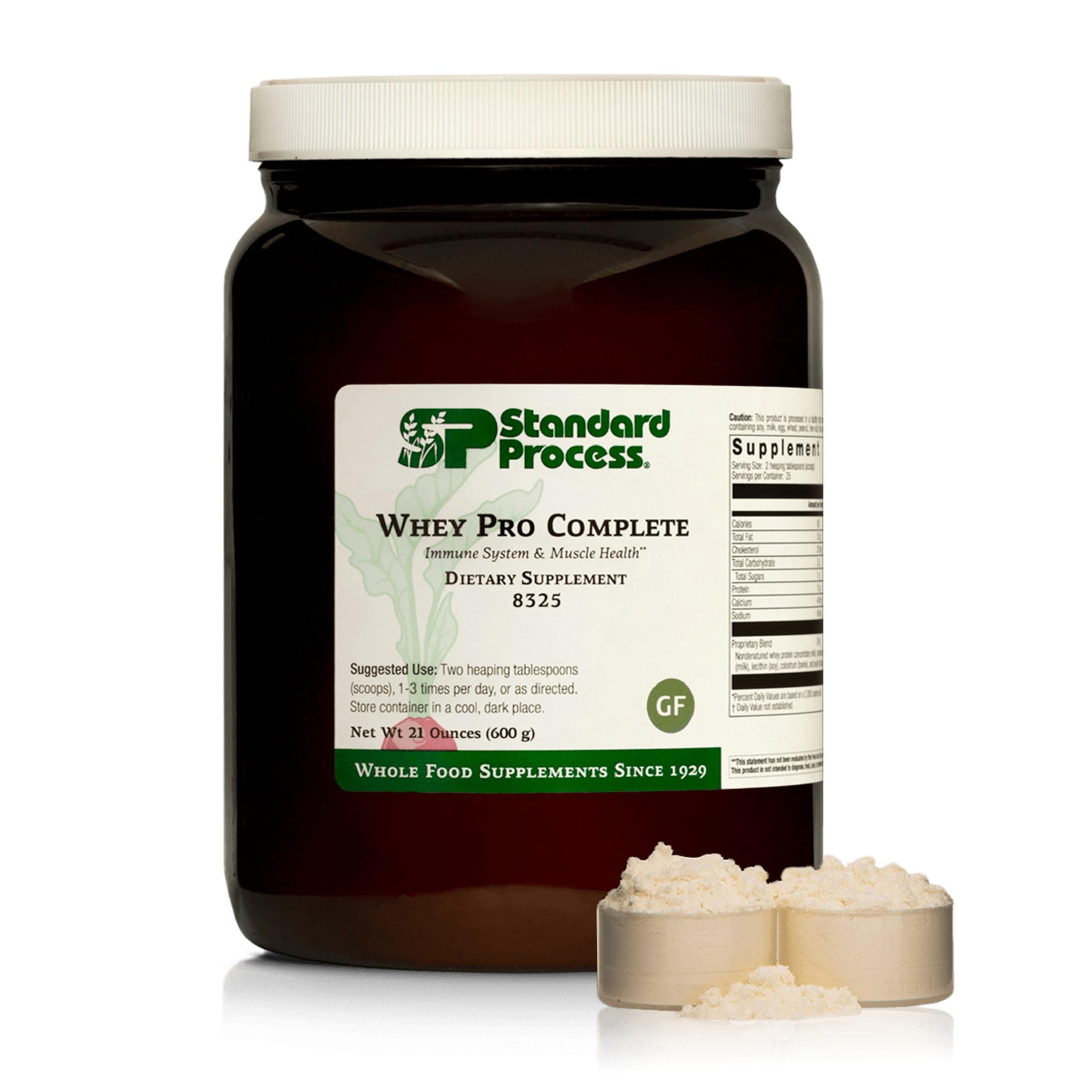 Whey Pro Complete - Whole Food Immune Support with Colostrum, Chicory Root and Whey Protein Powder - 21 Ounce, 25 Servings