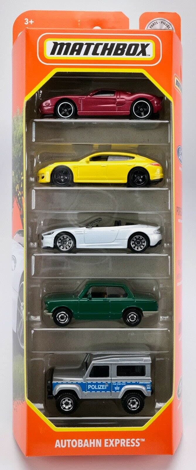 Autobahn Express 5 Pack, 1:64 Scale Vehicles