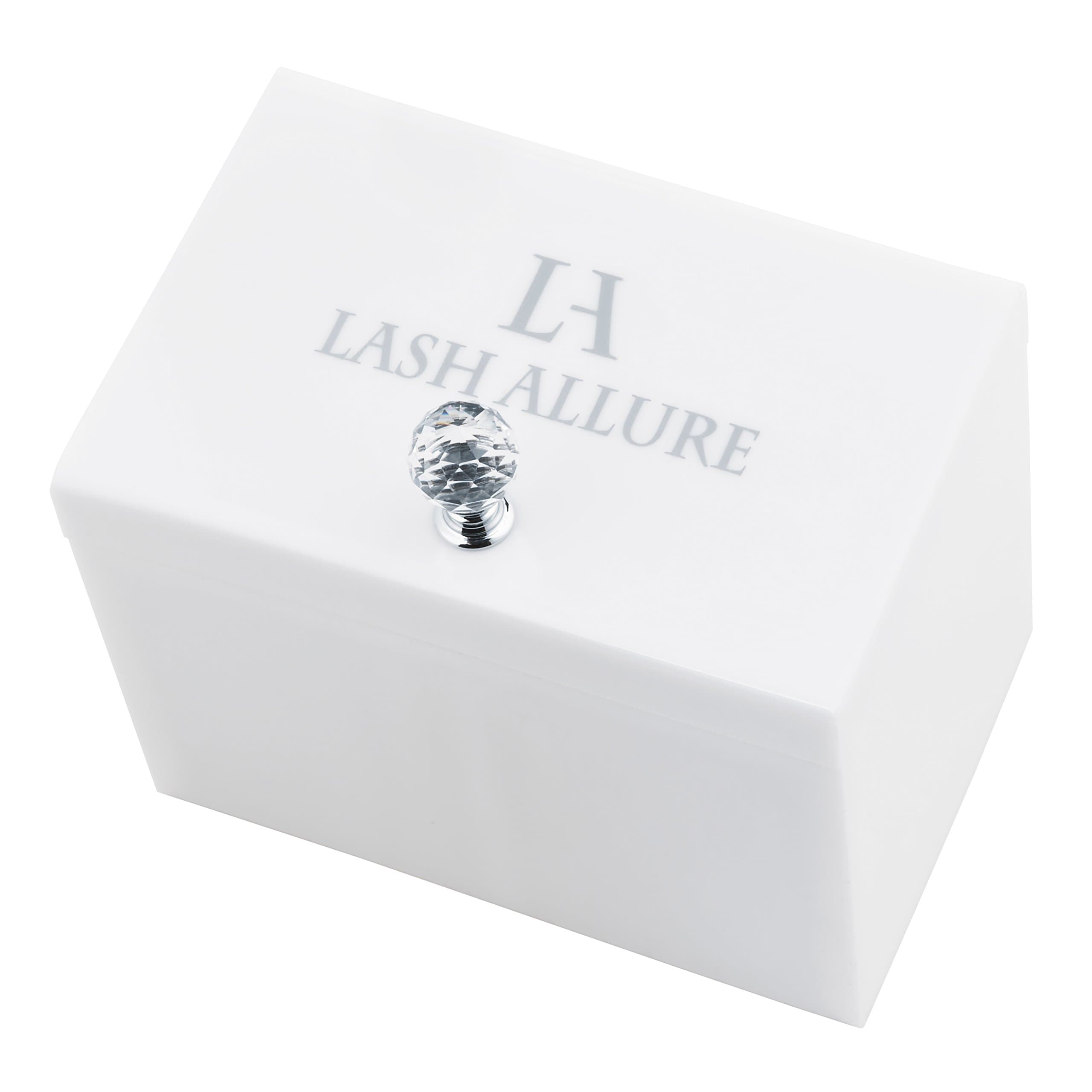 Eyelash Extensions Organizer Box (White)