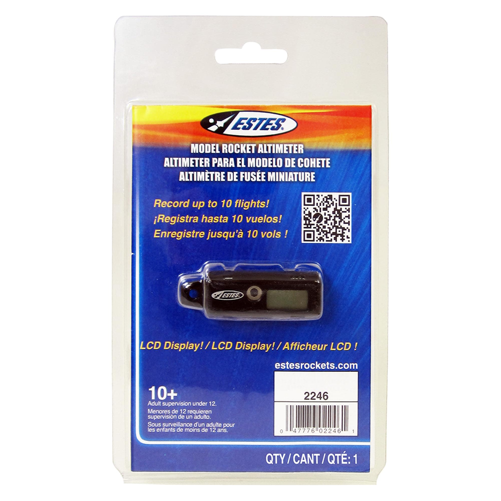 Estes 2246 Altimeter, for Model Rockets, Brown/a, Tiny