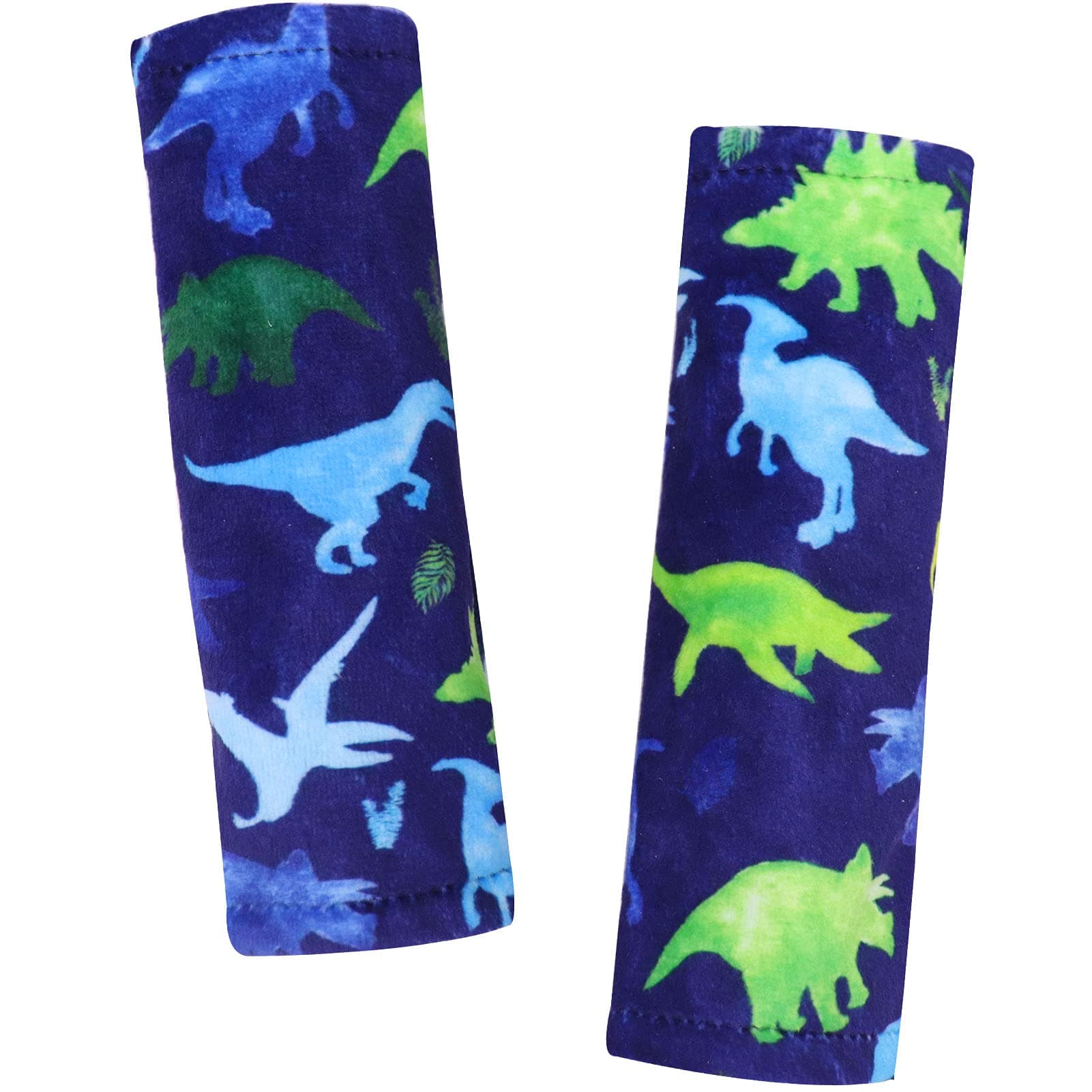 Strap Cover, Stroller Strap Cover, Dinosaur Car Seat Strap Covers, Car Seat Straps Shoulder Pads, 2 Pack, Watercolor Pattern, for Baby Toddler Infant Boy Girl