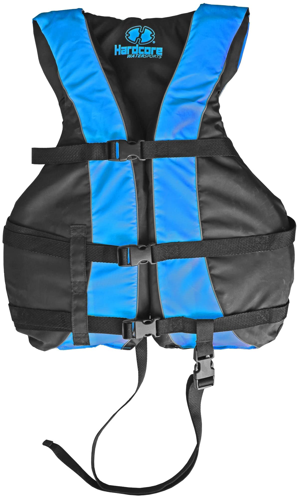 Hardcore Life Jacket Paddle Vest; Coast Guard Approved Type III PFD Life Vest Flotation Device; Jet ski, Wakeboard, Kayak; Ideal Extra Life Jacket for Your Pontoon Boat w/Leg Strap