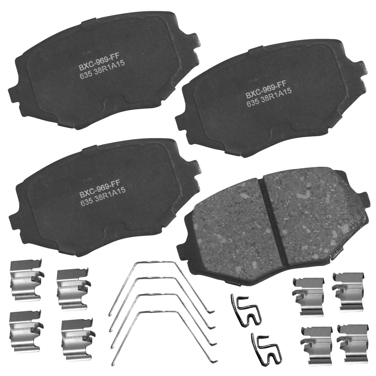Premium SBC635 Ceramic Front Brake Pads for Mazda Miata 1997-1994, Miata 2005-1999