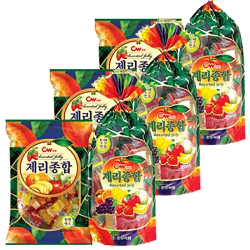 Cheong-woo Assorted Jelly 500G X 3