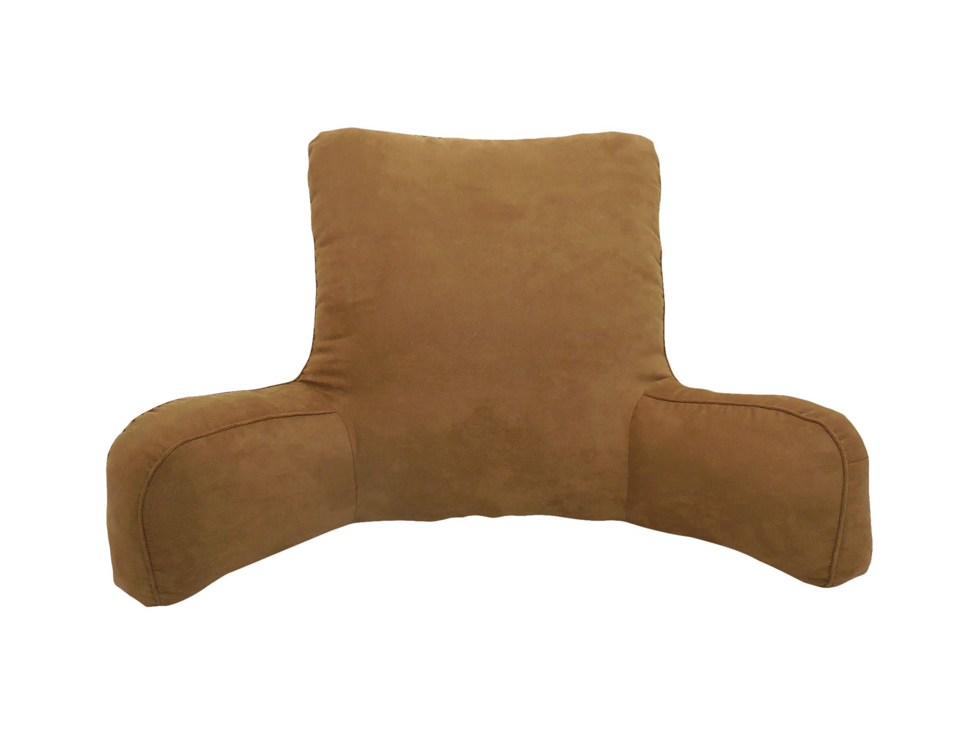 ArleeSuede Oversized Bedrest Lounge Pillow, Reading Pillow for Bed, Back Support Pillow with Arms,Dachshund