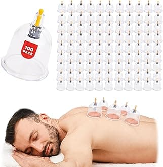 [100 Pack] Bulk Cupping Set for Massage Therapy - B1 B2 B3 B4 B5 B6 B7 U4 U5 - B4 (2.00 in) - Wholesale Professional Cupping Therapy Set, Cuppings Massage Kit, Physical Therapy Kit [No Pump Included]