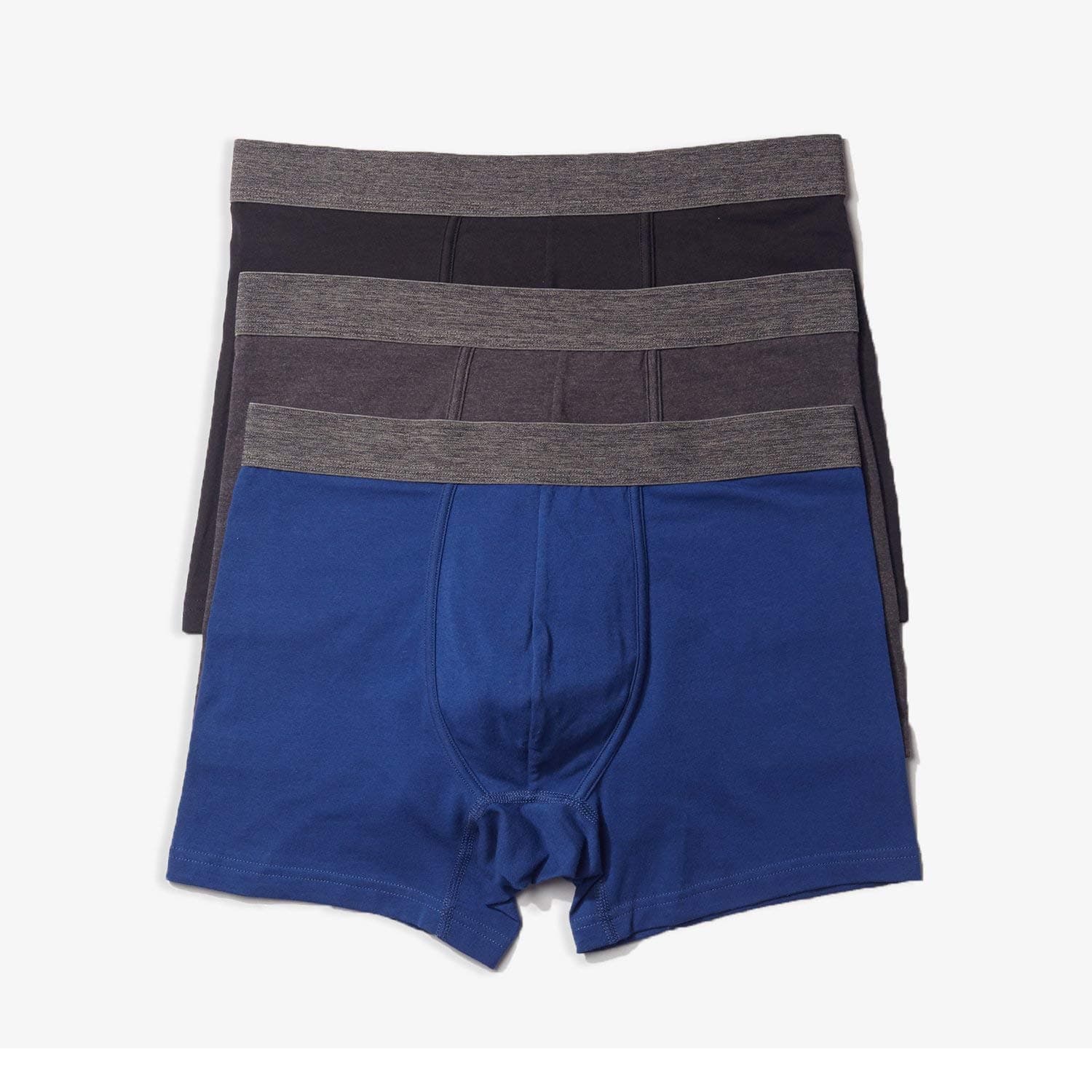 Basic Outfitters Boxer Briefs Men’s Stretch Jersey No Ride 3-Pack