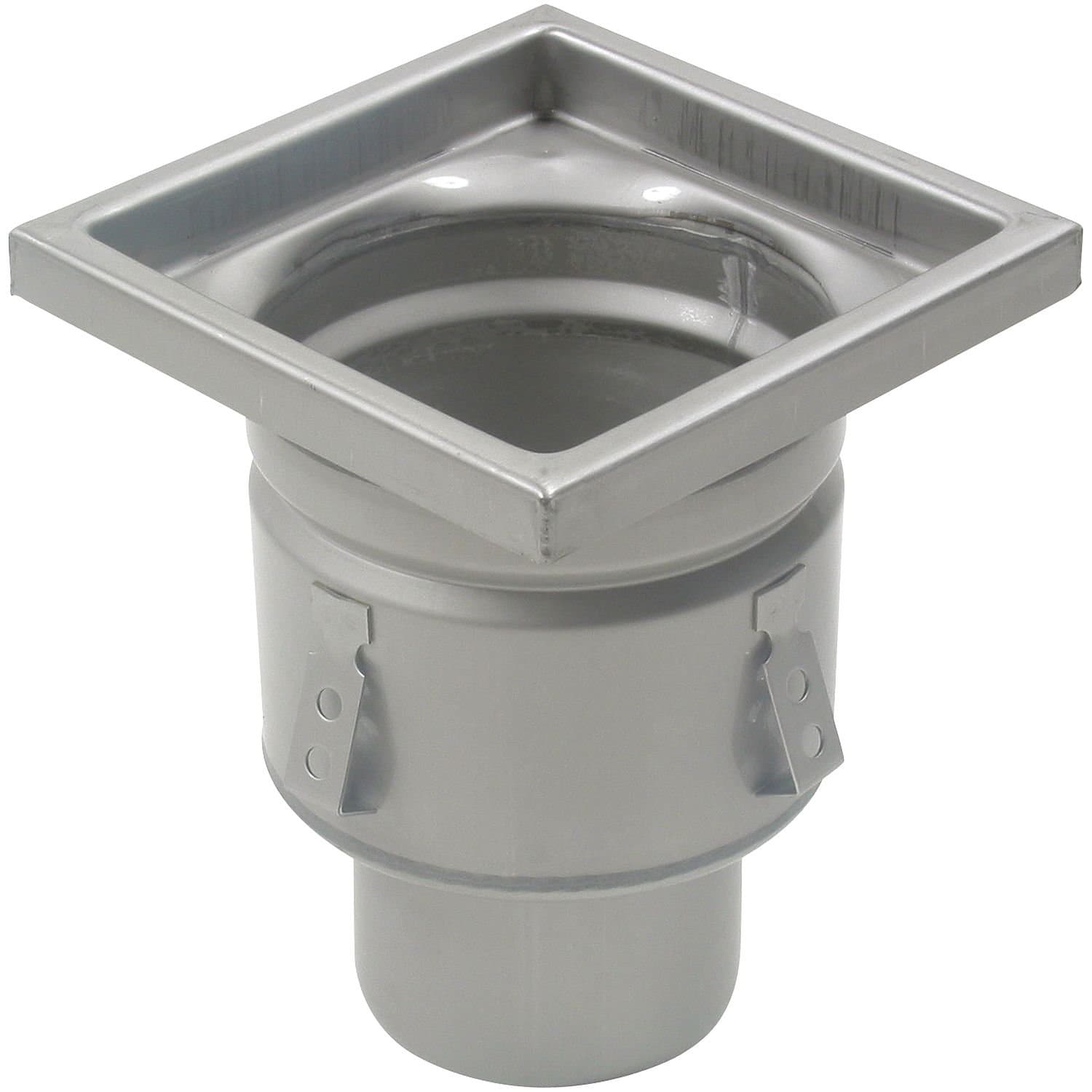 Floor Drain With 8 In Square Top, 4 In