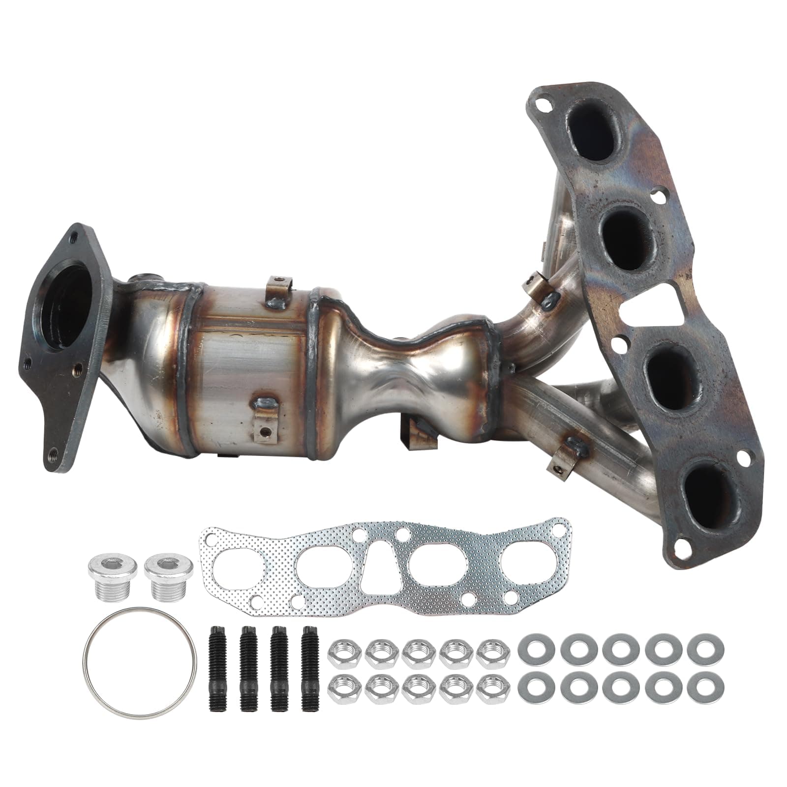 High Flow Front Catalytic Converter Compatible with Direct-fit 2007 2008 2009 2010 2011 2012 2013 Nissan Altima L4 2.5L Catalytic Convertor Replaces 674-933(EPA Compliant)